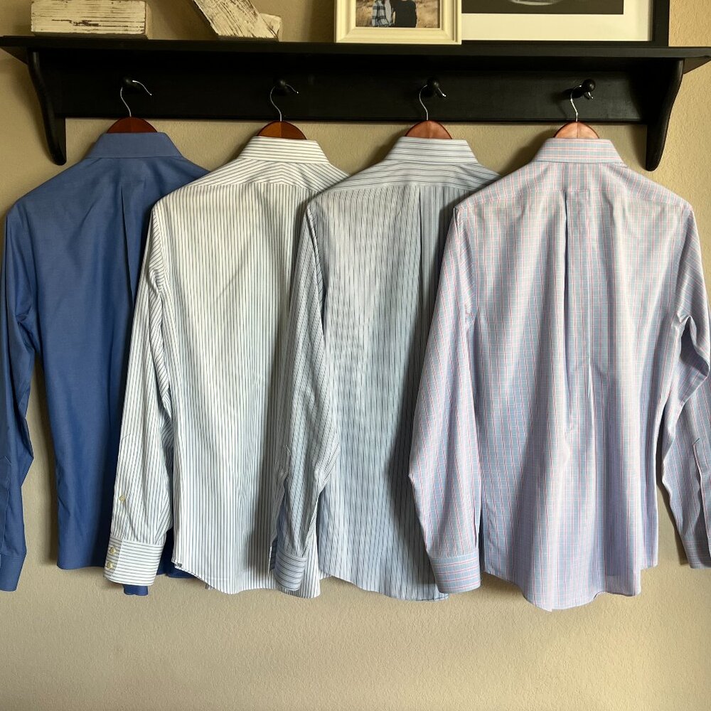 Brooks Brothers Button Up Dress Shirt - Slim Fit  (4 pack) - Picture 2 of 6